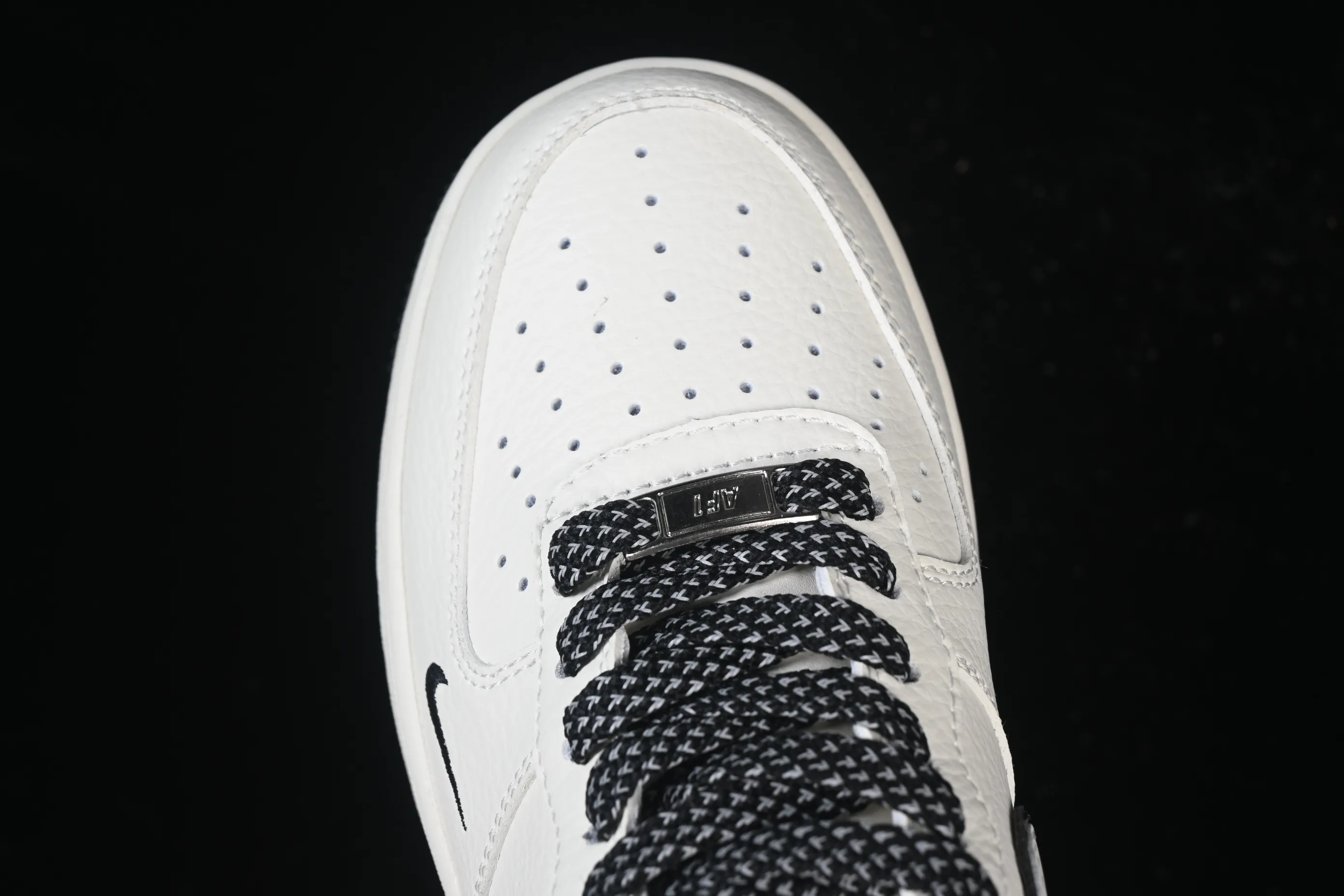 All categories Nk Air Force 1 Air Force series Nk Air Force 1 Low Air Force low-top Nike Air Force 1'07 Low Stusi co-branded beige black bottom Air Force 1 low-top casual sneakers CS5288-046